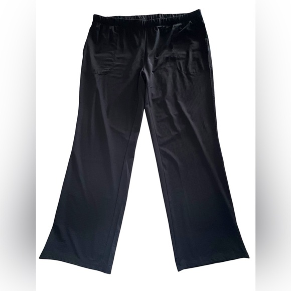 IBKUL IBKomfortable Size XL Straight-leg jogger Black Pants with Pockets - Picture 5 of 14